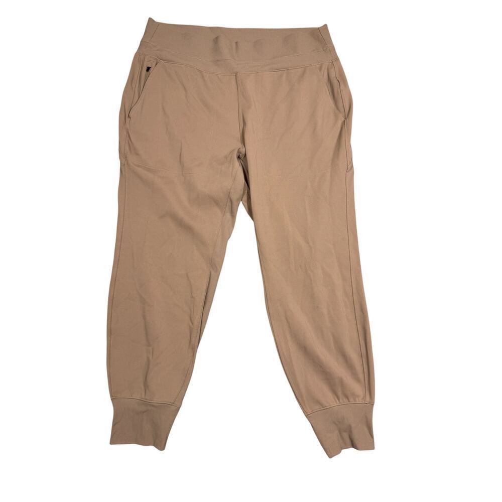 NEW- NWOT Athleta Trekkie North Joggers Tan Beige 1X - Picture 2 of 6